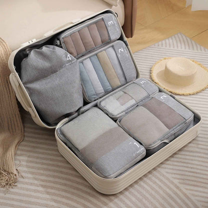 The Compression Packing Cubes 6 pc in Grey