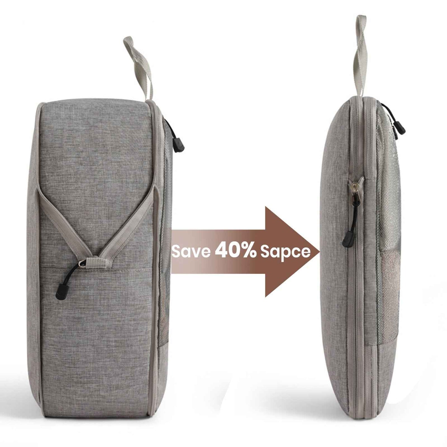 The Compression Packing Cubes 6 pc in Grey