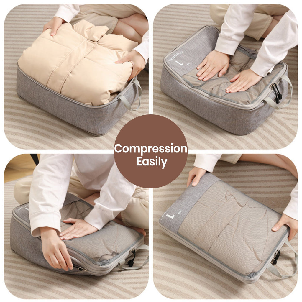The Compression Packing Cubes 6 pc in Grey